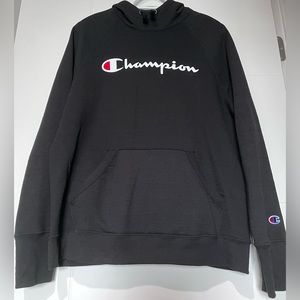 Champion Hoodie, Size L, Black colour